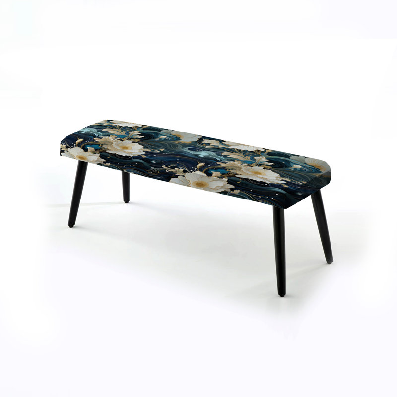 Banc côtier noir élégant Salonis