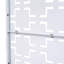 Clôture d'intimité H 76 po l 76 po - Métal, pour écran extérieur - Rouille-121609949