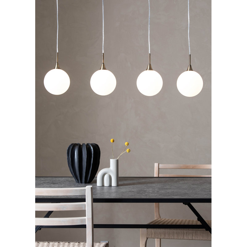 Sessions 4 - Light Kitchen Island Pendant, Antique/White