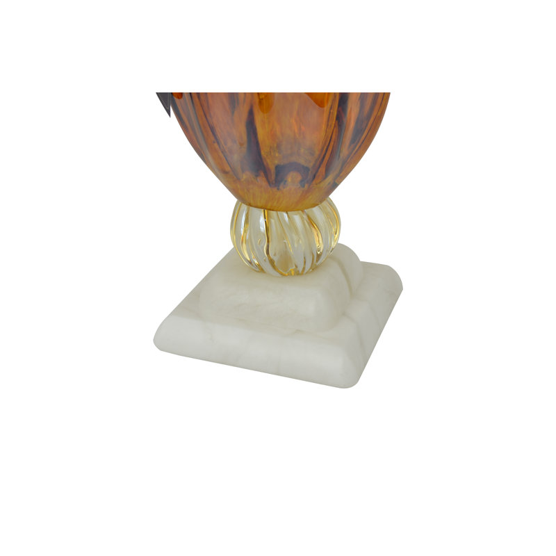 Glass Table Vase Handblown