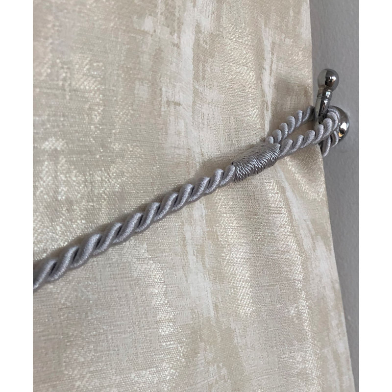 Raymond 2cm Curtain Holdback/Tieback, Silver