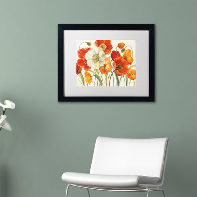 «Poppies Melody I» par Lisa Audit - reproduction d'art sur toile