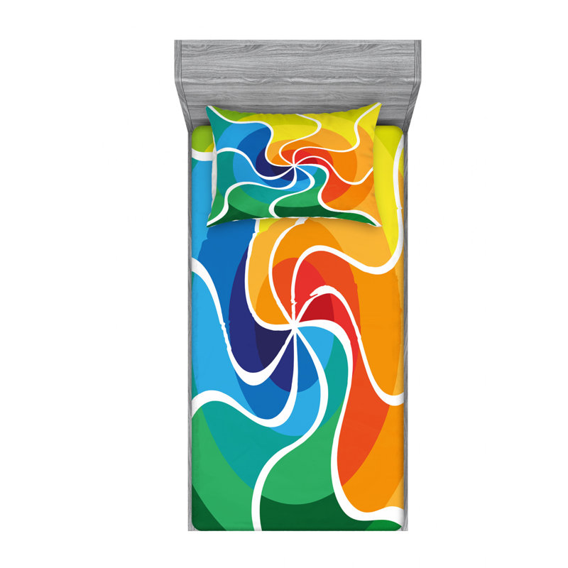 Microfiber Sheet Set, Twin Sheet Set + Fitted Sheet + 1 Pillowcase