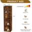 Petite armoire de rangement brune à 5 cubes avec petite étagère de rangement (ensemble de 2)-416325511