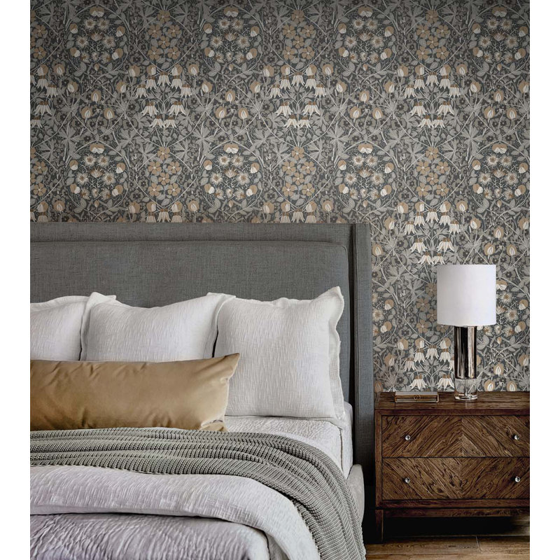 Arnedra 18cm x 52cm Satin Peel and Stick Wallpaper Roll