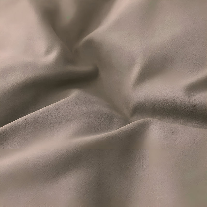 Premium 4-Piece Microfiber Duvet Cover Complete Set, Beige, Double Duvet Cover Set + 3 Additional Pieces