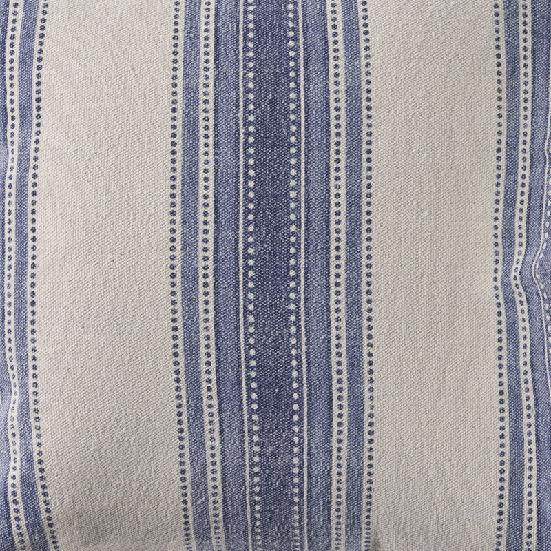 Throw Pillow Cotton Striped Throw Pillow, Polyester/Polyfill