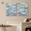 «Blue Profonds Serenity», ensemble de décorations murales bleues encadrées par Art Remedy, cadre blanc, 24 x 30-1675189607-1675189613