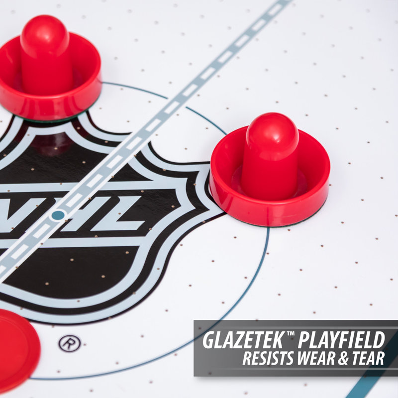 Apollo 60" Gray Wood Air Hockey Table with LED Scoring