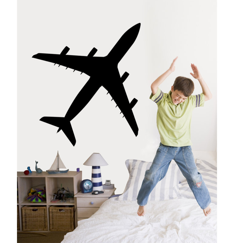 Adhésif décoratif Haynes Silhouette Jet VI, H 48 po x l 45,5 po