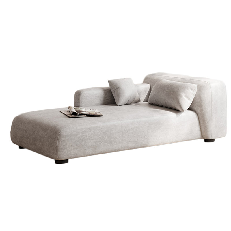 Chaise longue rembourrée Ruchir, Chaise longue à accoudoir droit