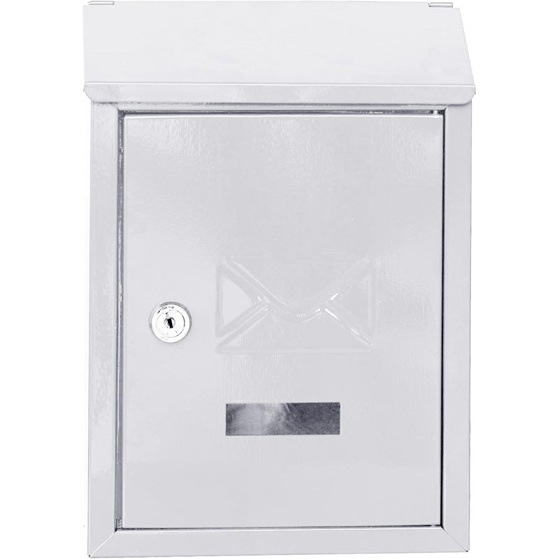 Klingel Iron Drop Box, White