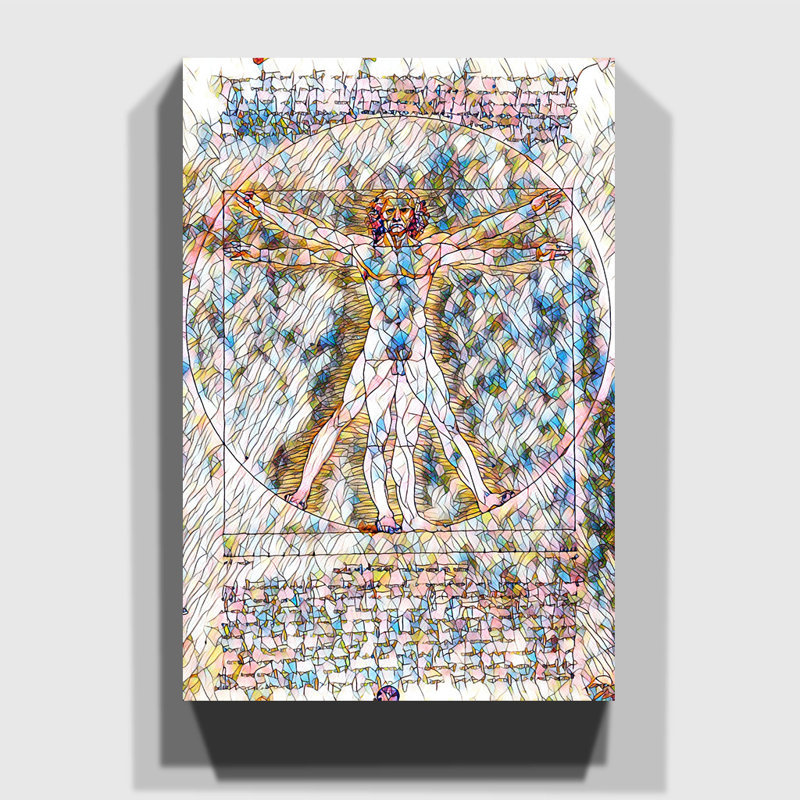 Leonardo Da Vinci - Wrapped Canvas Print, 60cm H x 40cm W