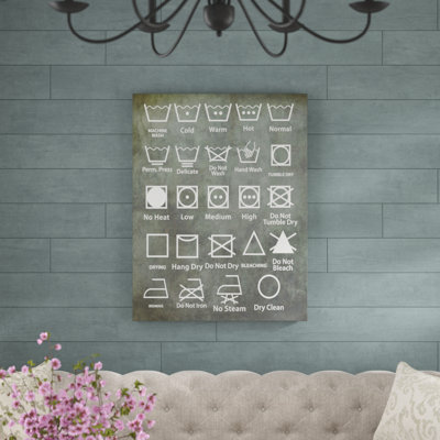 " Laundry Symbols " by Diana Alcala