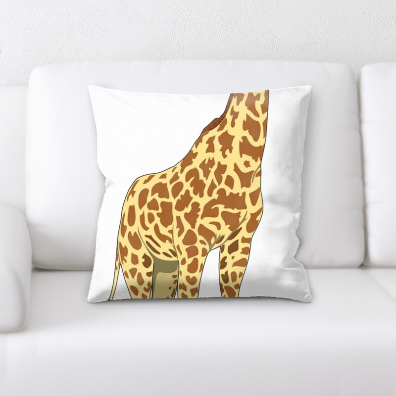 Giraffe Throw Pillow