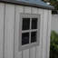 Lifetime 8 Ft. x 7.5 Ft. High-Density Polyethylene (Plastic) Outdoor Storage Shed with Steel-Reinforced Construction