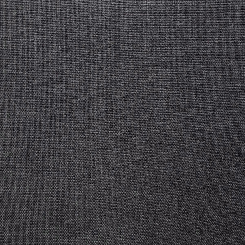 Grand lit, tête de lit tapissier en tissu de chambre à coucher 1 pièce, Gris anthracite