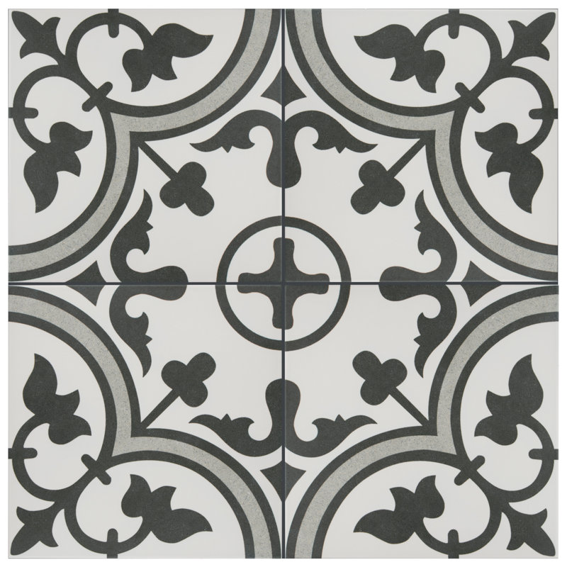 Arte 10" x 10" Porcelain Patterned Wall & Floor Tile