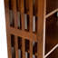 Bibliothèque en bois massif H 48,25 "Damon