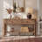 59-Inch Console Table with 2 Drawers, Narrow Entryway Table with Shelf, Fluted Sofa Tables Behind Couch for Living Room, Hallway