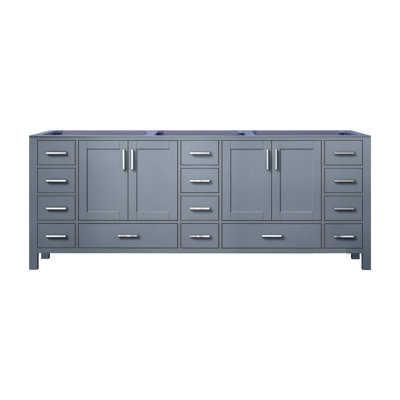 Dark Grey Double Bath Vanity 84 In. W X 22 In. D
