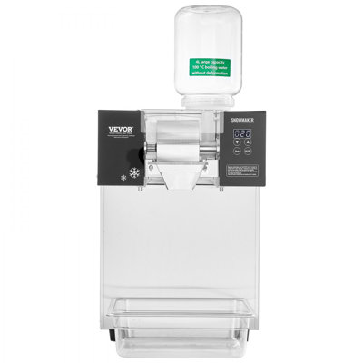 Commercial Snowflake Ice Machine 397LBS/24H Stainless Steel for Ice Cream