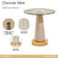 St. Charles Chairside Table - Dove Gray