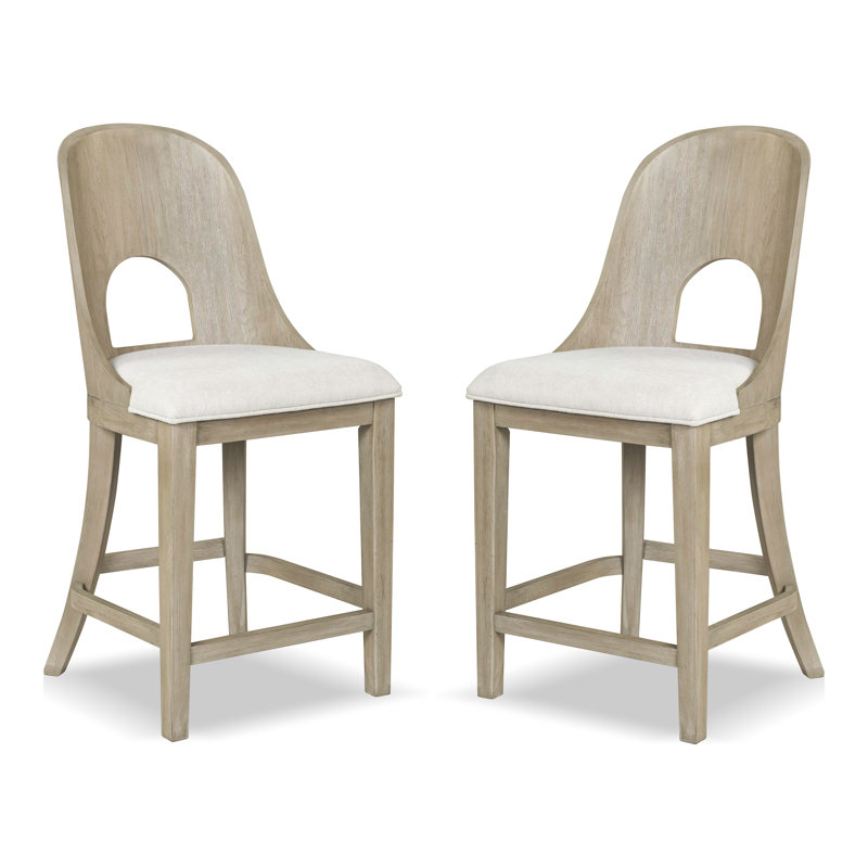 Chaises de salle à manger à hauteur de comptoir Doloros, Chêne