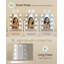 Steel Rectangle Freestanding Mirror Set