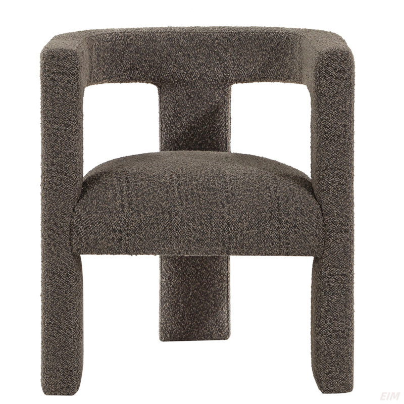 Chaise d'appoint contemporaine rembourrée 1pc Boucle