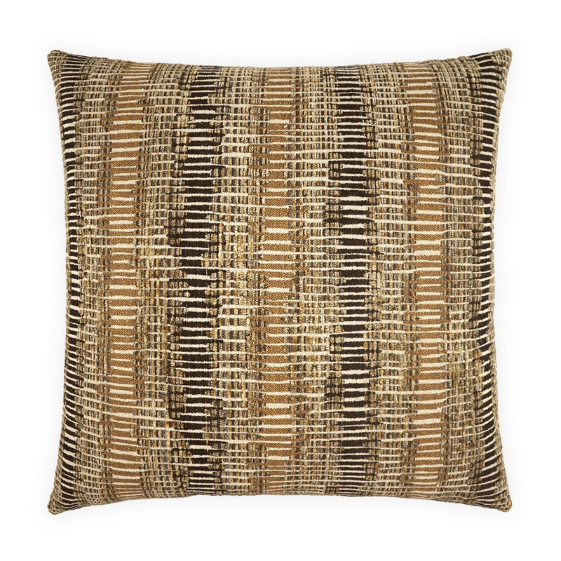 Ramone Square Pillow Cover & Insert, Bronze, Square 24"