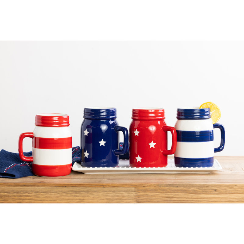 Ensemble de 4 tasses Mason
