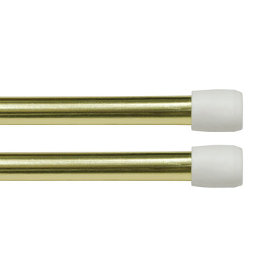 Wayfair Basics Bryd Spring Tension Rod, Adjustable Length, 7/16" Dia. Steel Tube