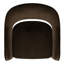 Tabouret de bar 24 po à dossier bas revêtu de velours 24 po entièrement assemblé avec accoudoirs-1623175926