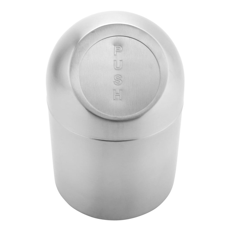 Metal Swing Top Waste Basket - 1 Gallons