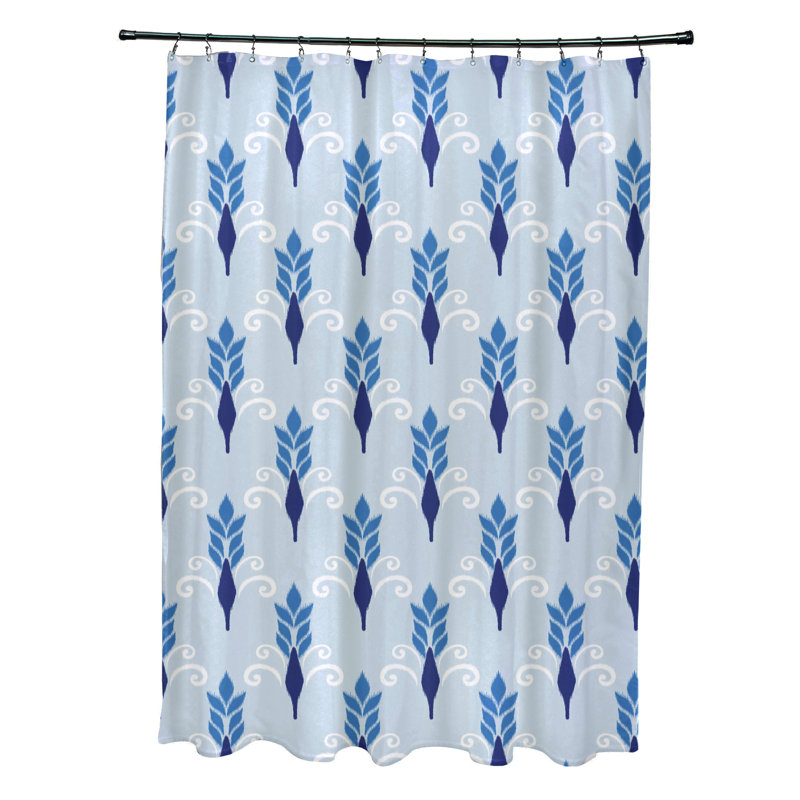 Rideau de douche simple Friendship, Bleu