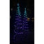 Arbre de Noël en forme de spirale intelligente 4 pi, décoration de Noël d'extérieur à DEL RVB-IC avec éclairage dynamique contrôlé par l'application, effets de bricolage et synchro de musique