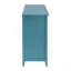 Console avec rangement bleu sarcelle