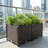 Weather-Resistant Raised Planter Boxes - Extra Deep Self-Watering Bed For Patio & Terrace Gardens-58493180