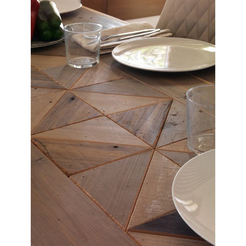 Vada Ash Metal Base Dining Table