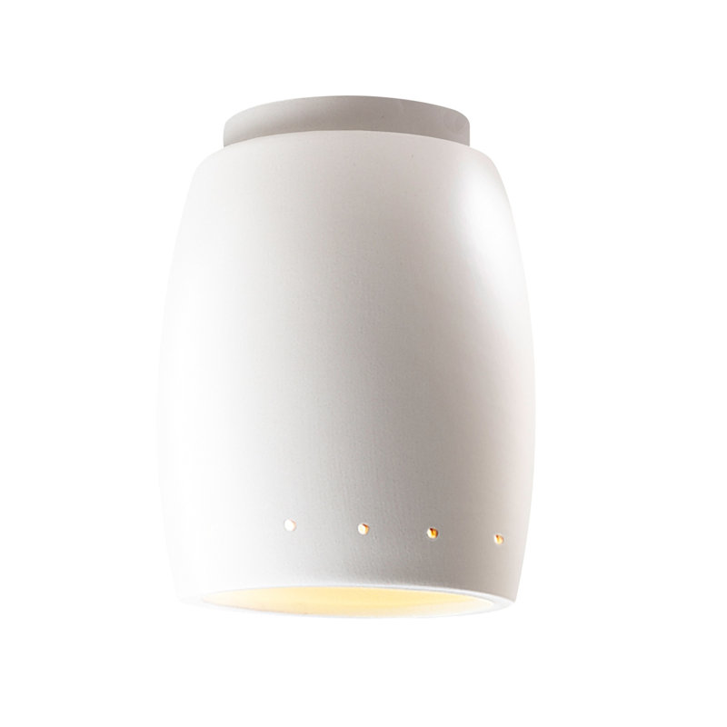 Aayansh LED Outdoor Flush Mount, Bisque
