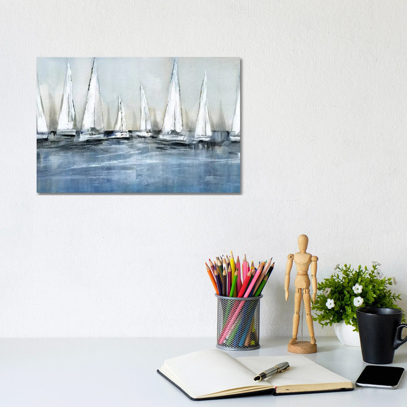 «Waiting for the Sun» par Susan Jill - reproduction d'art, Toile tendue, Pas de tapis, H 8 po x l 12 po x P 0,75 po