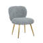 Chaise d'appoint rembourrée en mousse moelleuse-560377724