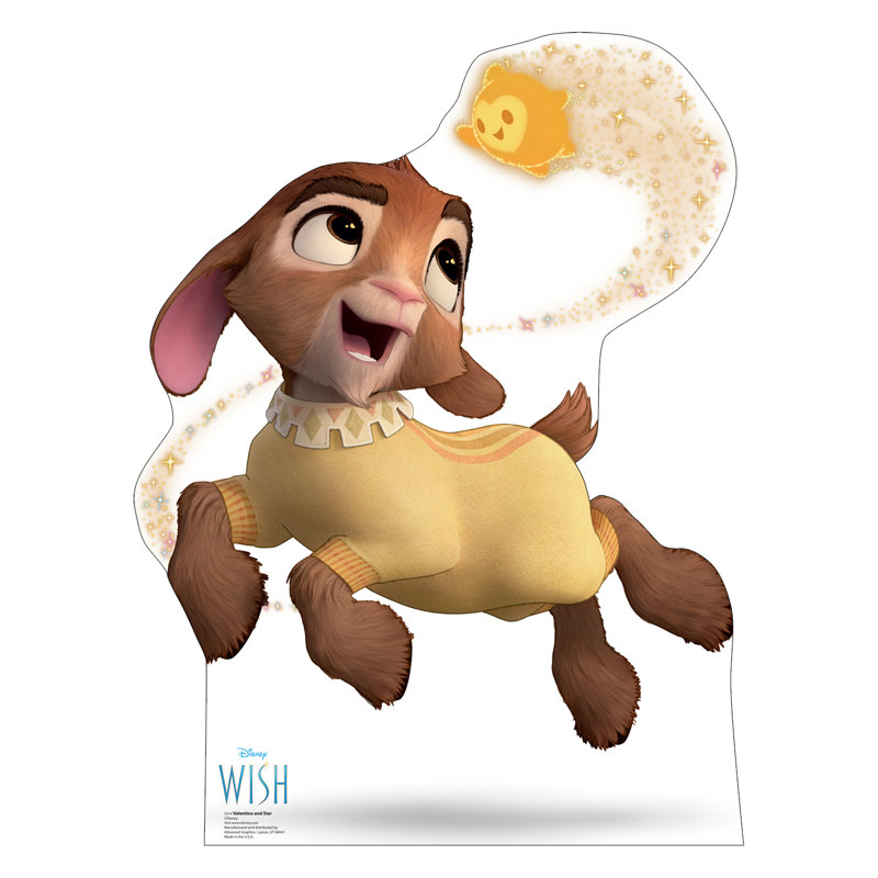 36'' Disney Wish Valentino and Star Cardboard Standee