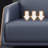 Modern casual accent chair