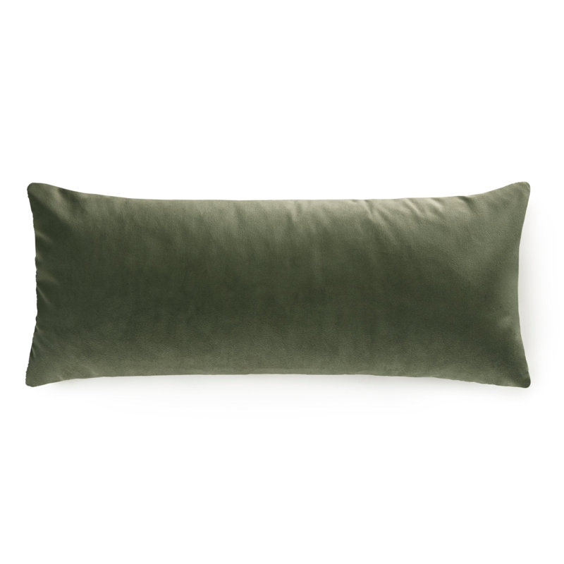 Coussin Bella, Green, Rectangle 14"H x 36"W