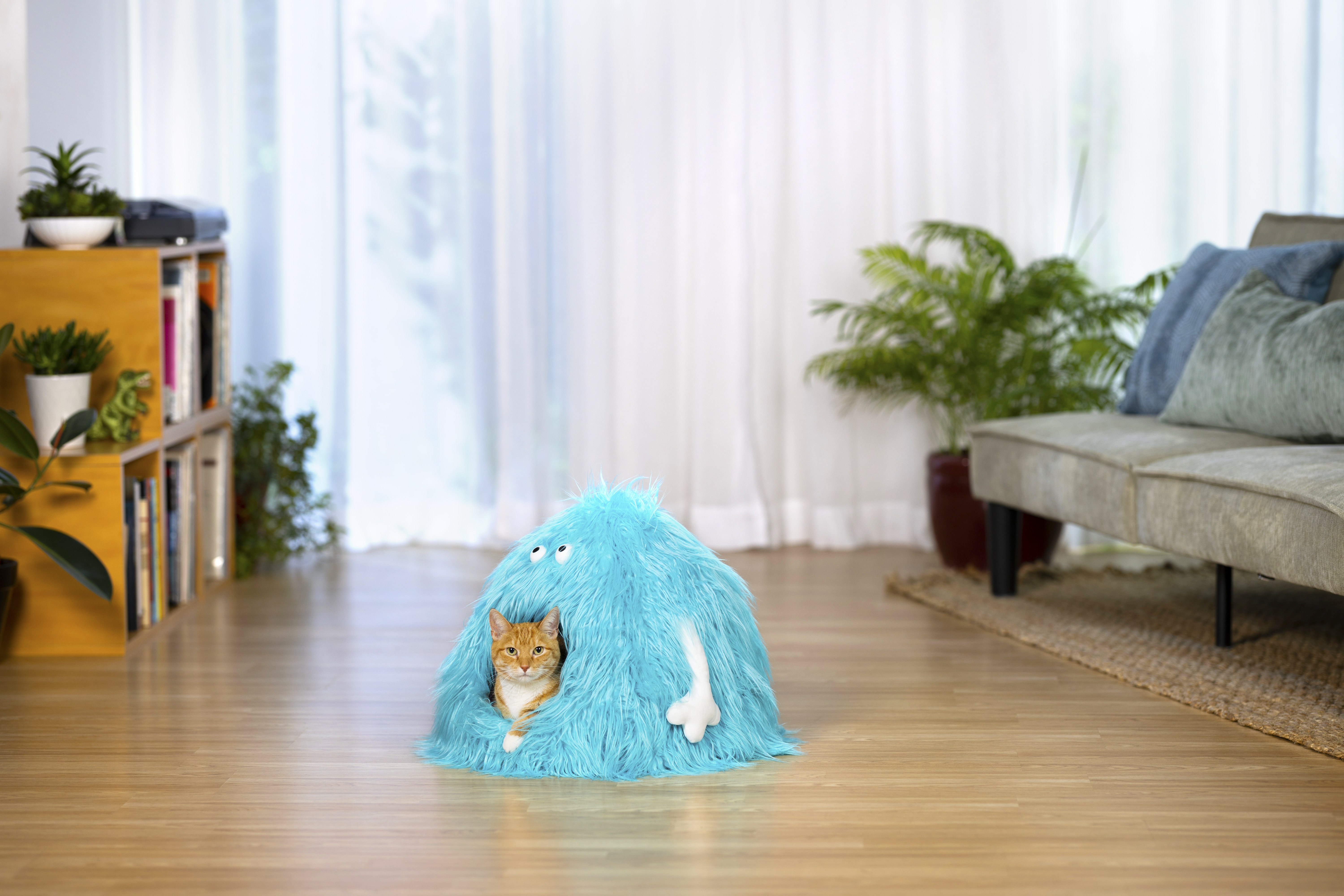 Archie & Oscar™ Cisbrough Comfy Monster Cat Bed & Hideaway & Reviews ...