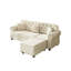 Ensemble de salon, canapé en velours avec causeuse, fauteuil et repose-pieds Mid-Century-891590490