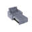Jalena 37" Upholstered Convertible Sleeper Accent Chaise Lounge Chair-223880229