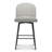 Kanasha 26.9" Counter Stool Upholstered Swivel Counter Bar Stools with Back&Metal Legs(Set of 2)-1252079633